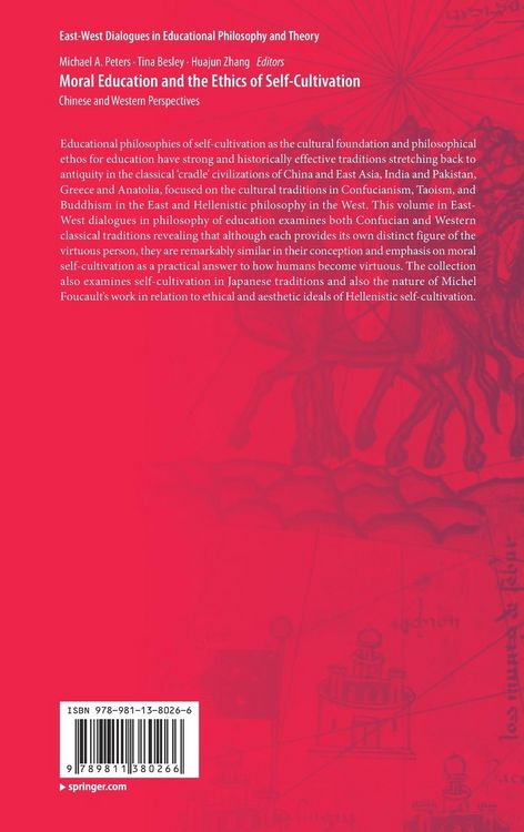 Produktbild: Moral Education and the Ethics of Self-Cultivation