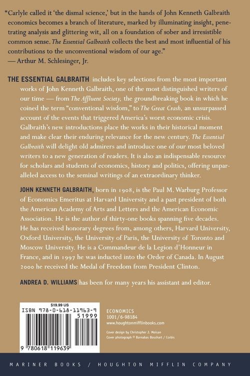 Produktbild: The Essential Galbraith