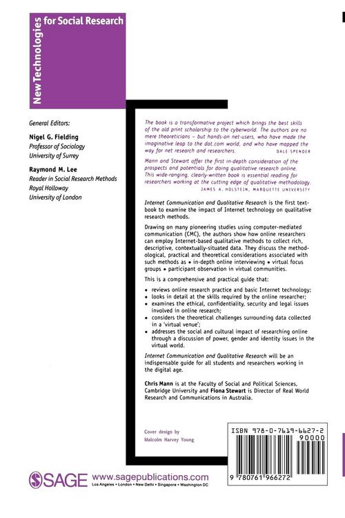 Produktbild: Internet Communication and Qualitative Research