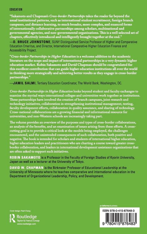 Produktbild: Cross-border Partnerships in Higher Education