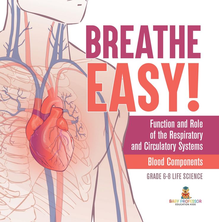 Produktbild: Breathe Easy! Function and Role of the Respiratory and Circulatory Systems | Blood Components | Grade 6-8 Life Science
