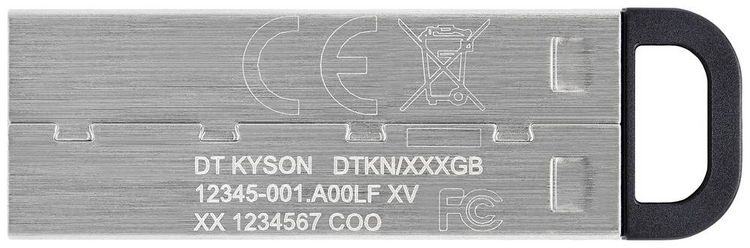 Produktbild: Kingston DataTraveler Kyson USB-Stick Retail 512GB Silber DTKN/512GB USB-A (USB 3.2 Gen 1)