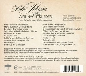 Produktbild: Peter Schreier Singt Weihnachtslieder