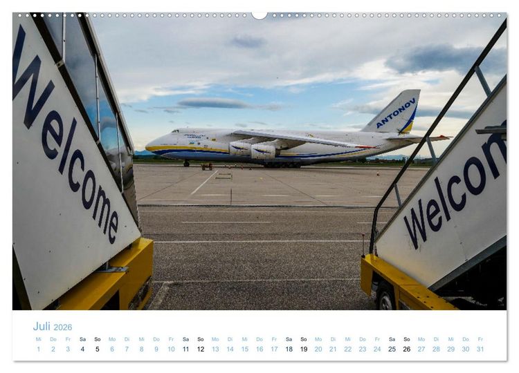 Produktbild: ANTONOV 124 (Wandkalender 2026 DIN A2 quer), CALVENDO Monatskalender