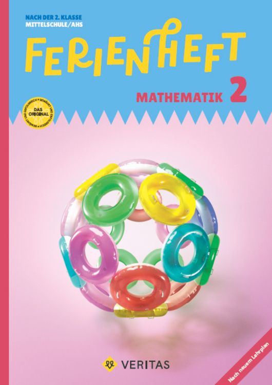 Produktbild: Mathematik Ferienhefte - Ferienheft Mathematik 2. Klasse MS/AHS - Lehrplan 2023 - Mit eingelegten Lösungen