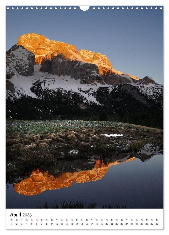 Produktbild: Bergseen S&uuml;dtirols (Wandkalender 2026 DIN A3 hoch), CALVENDO Monatskalender
