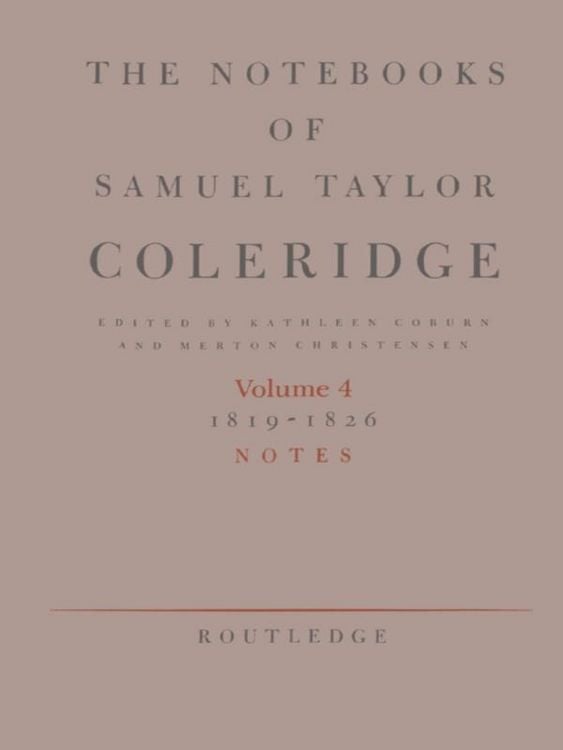 Produktbild: The Notebooks of Samuel Taylor Coleridge