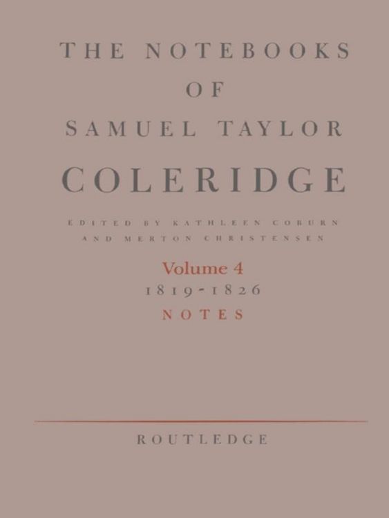 Produktbild: The Notebooks of Samuel Taylor Coleridge