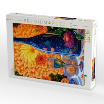 Produktbild: CALVENDO Puzzle Blumiger Jahrgang | 1000 Teile Lege-Gr&ouml;&szlig;e 64x48cm Foto-Puzzle f&uuml;r gl&uuml;ckliche Stunden