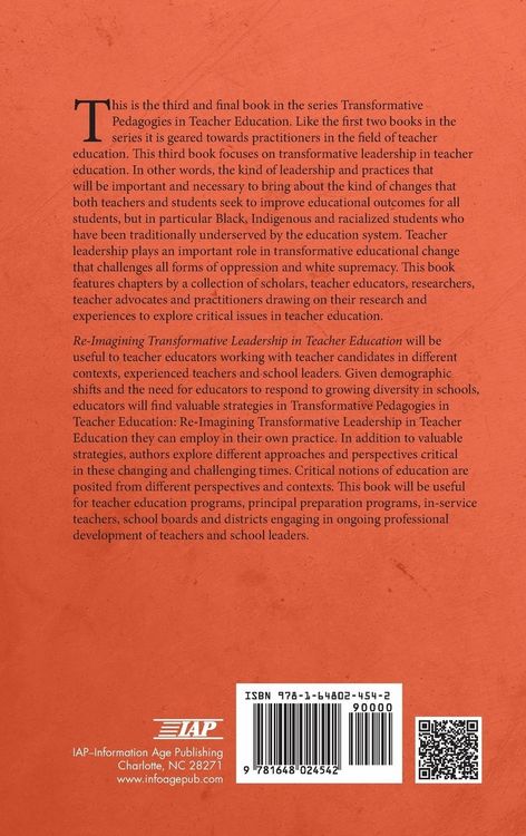 Produktbild: Re-Imagining Transformative Leadership in Teacher Education