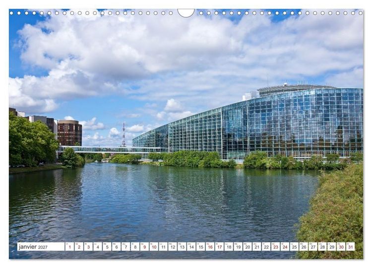Produktbild: Strasbourg - Ville d'histoire et de charme au c&oelig;ur de l'Europe (Calendrier mural 2027 DIN A3 vertical), CALVENDO calendrier mensuel