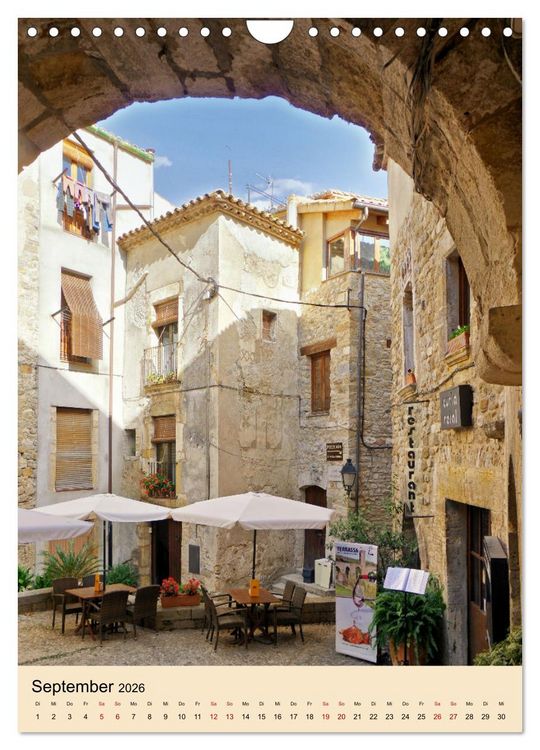 Produktbild: Besal&uacute; - Mittelalter im Hinterland der Costa Brava (Wandkalender 2026 DIN A4 hoch), CALVENDO Monatskalender