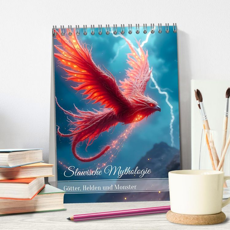 Produktbild: Slawische Mythologie - G&ouml;tter, Helden und Monster (Tischkalender 2026 DIN A5 hoch), CALVENDO Monatskalender