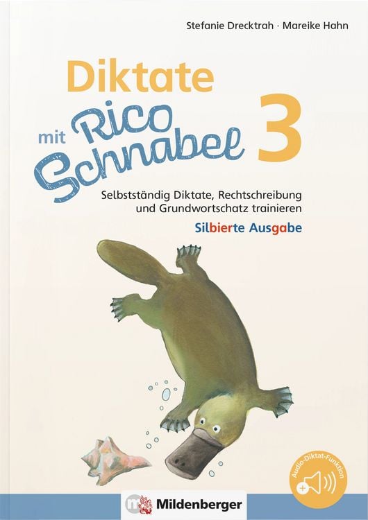 Produktbild: Diktate mit Rico Schnabel, Klasse 3 - silbierte Ausgabe