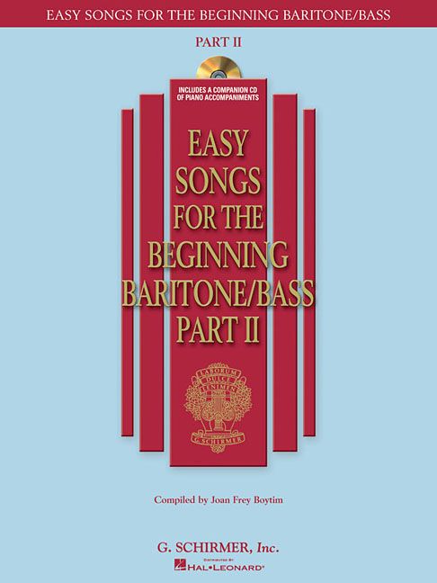 Produktbild: Easy Songs for the Beginning Baritone/Bass - Part II (Bk/Online Audio)