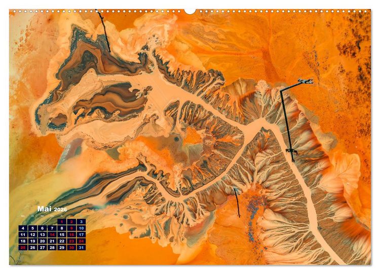 Produktbild: ABOVE - Die Welt von oben in ihrer abstraktesten Form (Wandkalender 2026 DIN A2 quer), CALVENDO Monatskalender