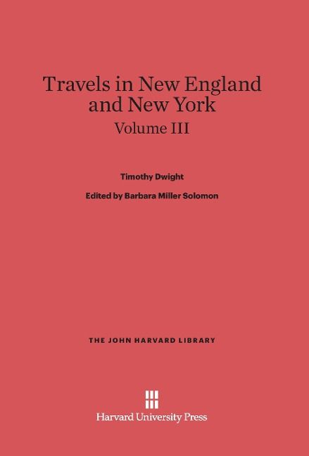 Produktbild: Travels in New England and New York, Volume III