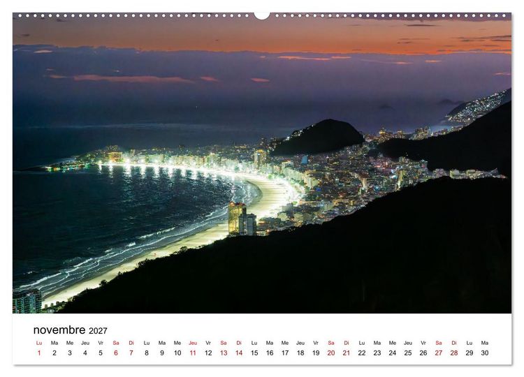 Produktbild: RIO DE JANEIRO Contrastes. Couleurs. Lumi&egrave;re. (Calendrier mural 2027 DIN A2 vertical), CALVENDO calendrier mensuel