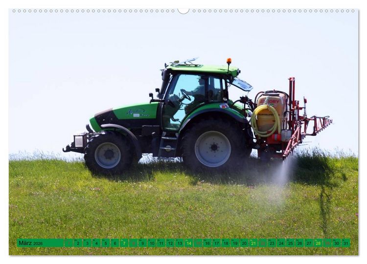 Produktbild: Landwirtschaft - Maschinen im Einsatz (hochwertiger Premium Wandkalender 2026 DIN A2 quer), Kunstdruck in Hochglanz