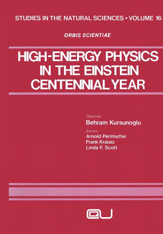 Produktbild: High-Energy Physics in the Einstein Centennial Year