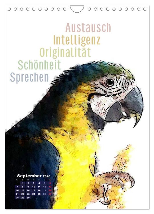 Produktbild: Welche spirituelle Bedeutung hat dieser Vogel? (Wandkalender 2026 DIN A4 hoch), CALVENDO Monatskalender
