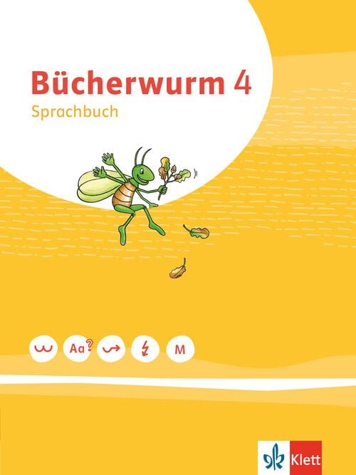 Produktbild: B&uuml;cherwurm Sprachbuch 4. Ausgabe f&uuml;r Berlin, Brandenburg, Mecklenburg-Vorpommern, Sachsen, Sachsen-Anhalt, Th&uuml;ringen
