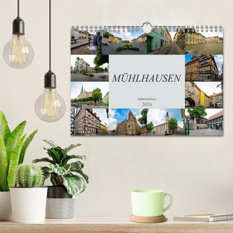 Produktbild: M&uuml;hlhausen Impressionen (Wandkalender 2026 DIN A4 quer), CALVENDO Monatskalender