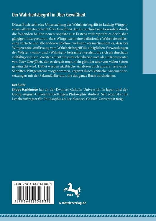 Produktbild: Der Wahrheitsbegriff in &Uuml;ber Gewi&szlig;heit