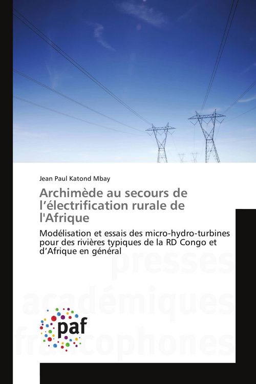 Produktbild: Archim&egrave;de au secours de l'&eacute;lectrification rurale de l'Afrique