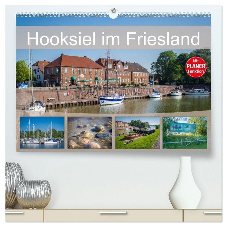 Produktbild: Hooksiel im Friesland (hochwertiger Premium Wandkalender 2026 DIN A2 quer), Kunstdruck in Hochglanz