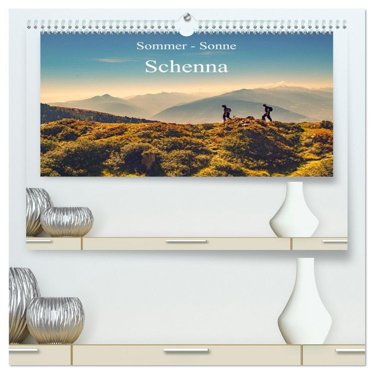 Produktbild: Sommer - Sonne - Schenna (hochwertiger Premium Wandkalender 2026 DIN A2 quer), Kunstdruck in Hochglanz