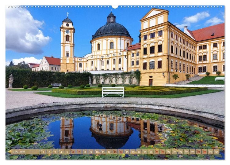 Produktbild: Trebitsch und Schloss Jarmeritz (Wandkalender 2026 DIN A2 quer), CALVENDO Monatskalender