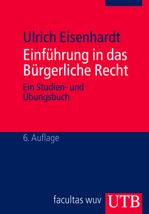 Produktbild: Einf&uuml;hrung in das B&uuml;rgerliche Recht