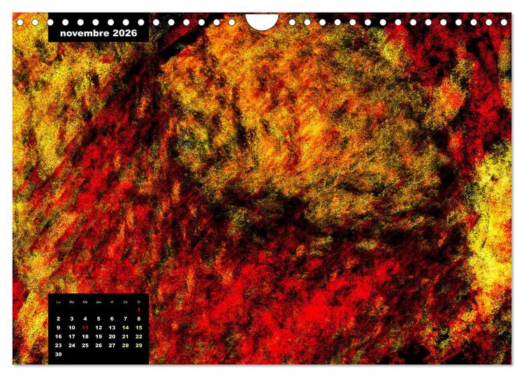 Produktbild: Cascade de couleurs (Calendrier mural 2026 DIN A4 vertical), CALVENDO calendrier mensuel