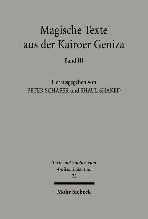 Produktbild: Magische Texte aus der Kairoer Geniza
