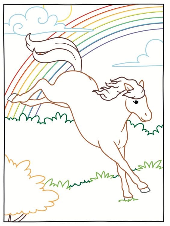 Produktbild: Zauberpapier - Das gro&szlig;e Malbuch - Pferde und Ponys