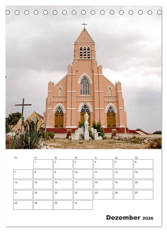 Produktbild: Curacao - Terminplaner (Tischkalender 2026 DIN A5 hoch), CALVENDO Monatskalender