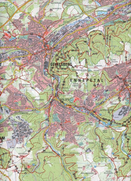 Produktbild: NRW Wanderkarte 17 Hagen, Gevelsberg, Iserlohn, Witten 1 : 25 000