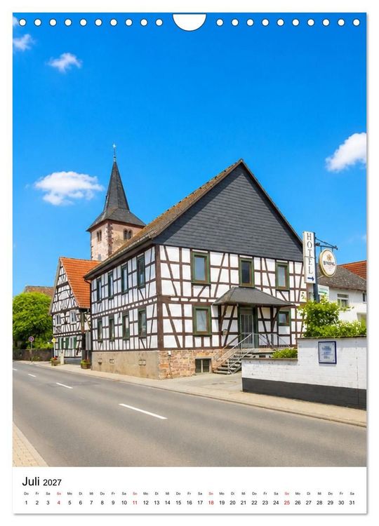 Produktbild: Dreieich Idyllen und Impressionen (Wandkalender 2027 DIN A4 hoch), CALVENDO Monatskalender