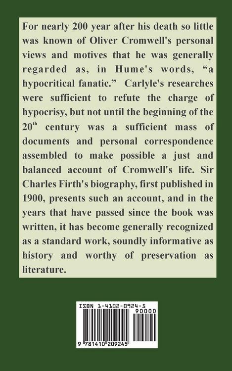 Produktbild: Oliver Cromwell and the Rule of the Puritans in England