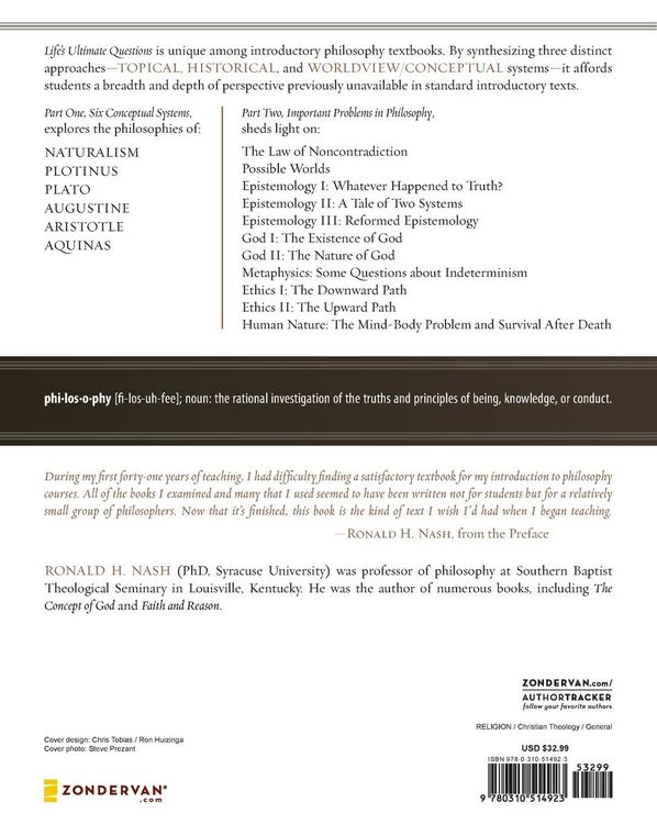 Produktbild: Life's Ultimate Questions: An Introduction to Philosophy