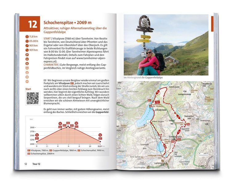 Produktbild: KOMPASS Wanderf&uuml;hrer Tannheimer Tal von Nesselw&auml;ngle bis Jungholz, 50 Touren mit Extra-Tourenkarte