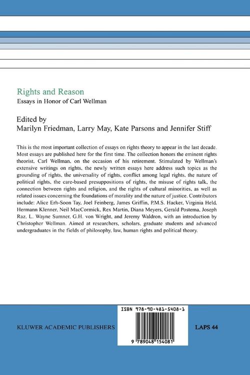 Produktbild: Rights and Reason