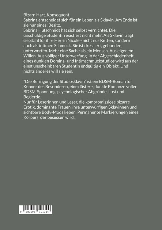 Produktbild: Die Beringung der Studiosklavin