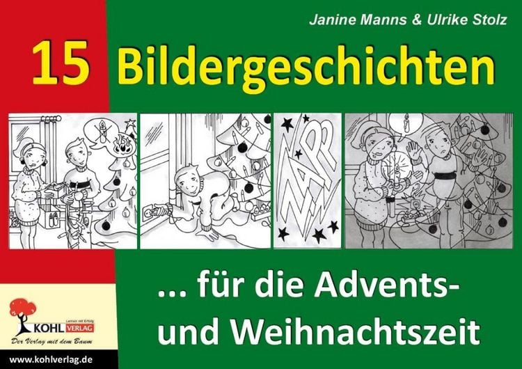 Produktbild: 15 Bildergeschichten f&uuml;r die Advents- und Weihnachtszeit