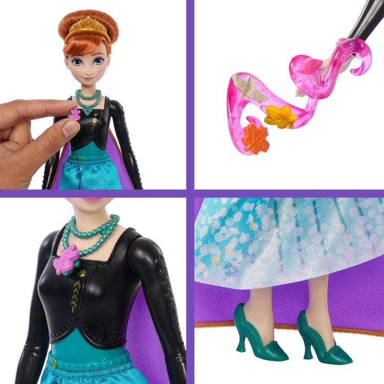 Produktbild: Disney Die Eisk&ouml;nigin Juwel Reveal Anna Puppe