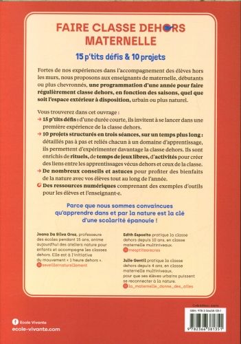 Produktbild: Faire classe dehors maternelle : 15 p'tits d&eacute;fis & 10 projets