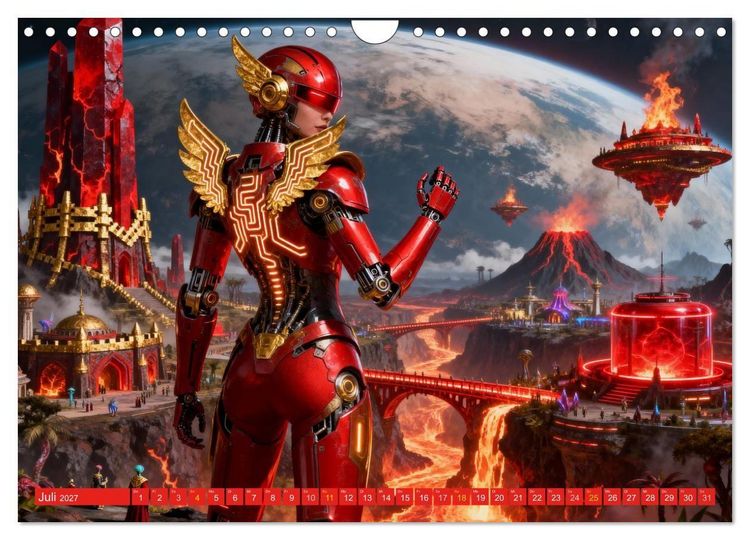 Produktbild: K&ouml;niginnen des Spektrums (Wandkalender 2027 DIN A4 quer), CALVENDO Monatskalender