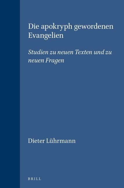 Produktbild: Die apokryph gewordenen Evangelien