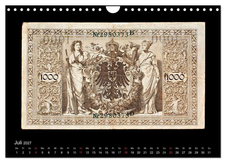 Produktbild: Vergangene Werte (Wandkalender 2027 DIN A4 quer), CALVENDO Monatskalender